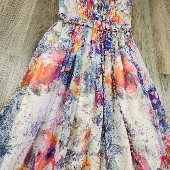 Charlie Jade 100% Silk Maxi Dress size XS - Picture 6 of 7